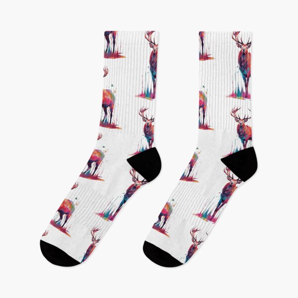 Item preview, Deer | Elk | Watercolor | Wild Animal | Animal | Zoo | Wildlife | Lifestyle | Bold Colors  designed and sold by mwinter2205.