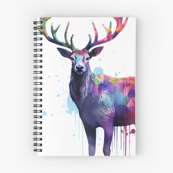 Item preview, Deer | Elk | Watercolor | Wild Animal | Animal | Zoo | Wildlife | Lifestyle | Bold Colors  designed and sold by mwinter2205.