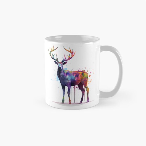 Item preview, Deer | Elk | Watercolor | Wild Animal | Animal | Zoo | Wildlife | Lifestyle | Bold Colors  designed and sold by mwinter2205.
