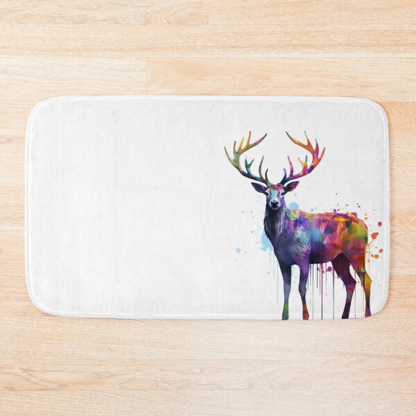 Item preview, Deer | Elk | Watercolor | Wild Animal | Animal | Zoo | Wildlife | Lifestyle | Bold Colors  designed and sold by mwinter2205.
