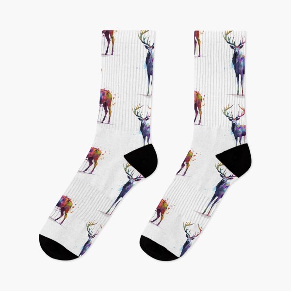 Item preview, Deer | Elk | Watercolor | Wild Animal | Animal | Zoo | Wildlife | Lifestyle | Bold Colors  designed and sold by mwinter2205.