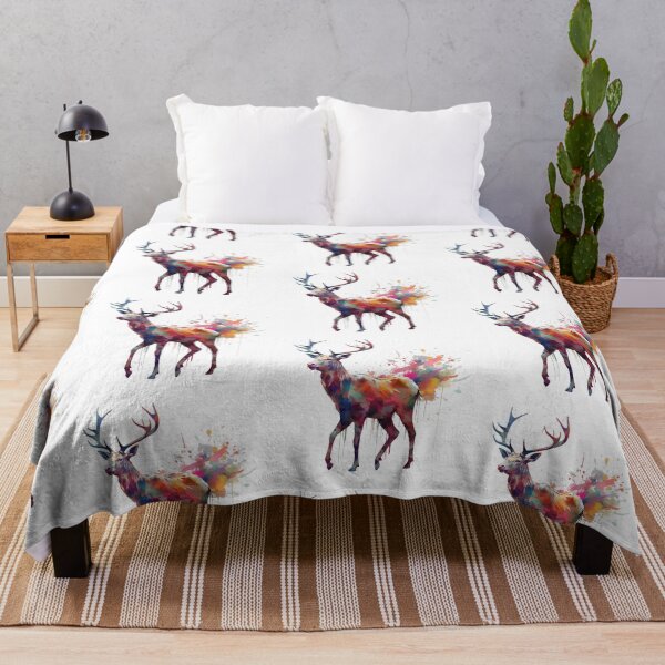 Item preview, Deer | Elk | Watercolor | Wild Animal | Animal | Zoo | Wildlife | Lifestyle | Bold Colors  designed and sold by mwinter2205.