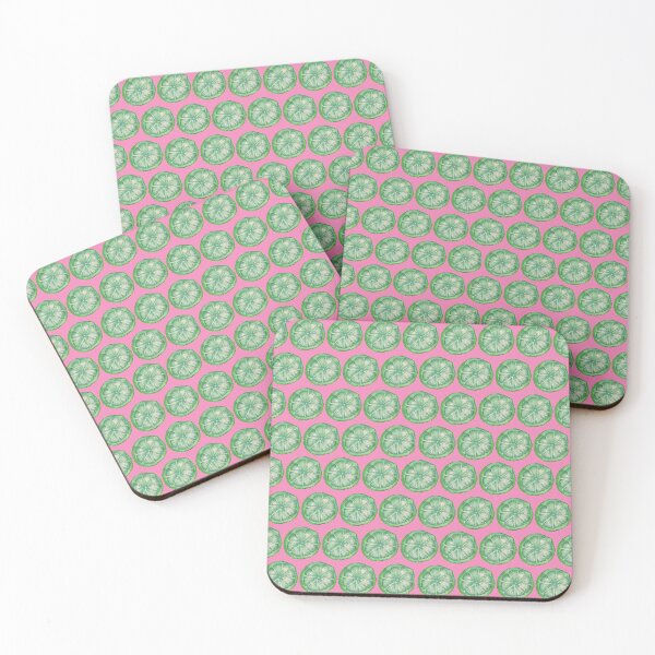 Item preview, Hand-painted watercolor happy lime pattern  designed and sold by KLongMakes.