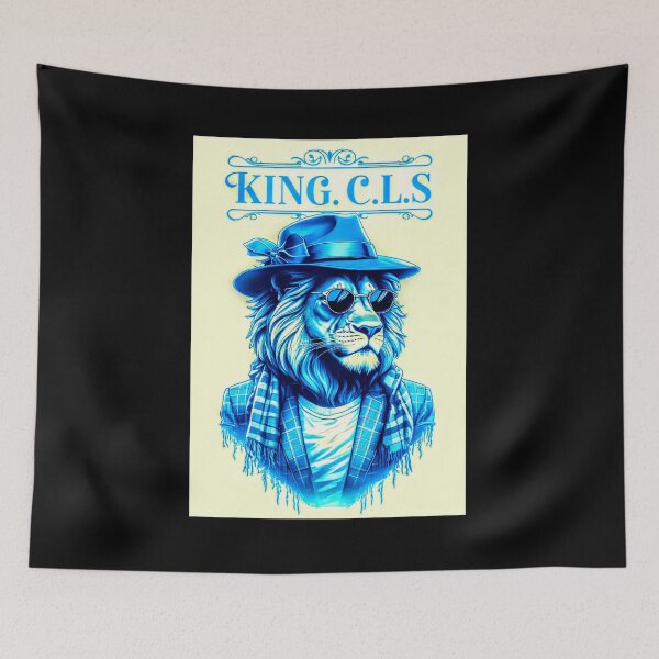 Item preview, King C.L.S Lion Gent's | Cool Blue | Cream  designed and sold by Kingcls.