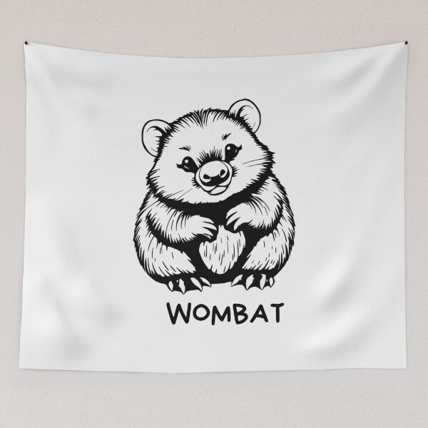 Item preview, Cute Wombat designed and sold by pUNKnown.