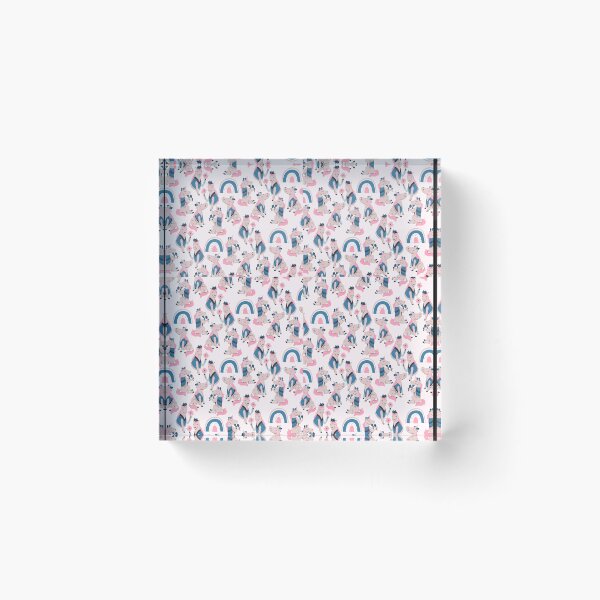 Item preview, Pastel Pink Unicorns And Rainbows  designed and sold by Masonixem.