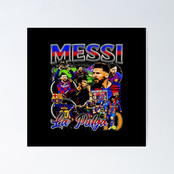 Vista previa del artículo con la obra «Lionel Messi La Pulga», diseñado y vendido por Marcellinom.