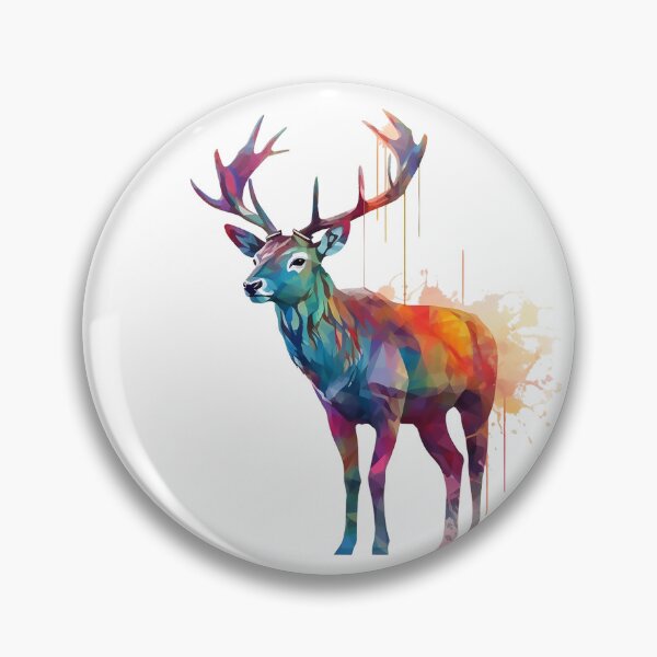 Item preview, Deer | Elk | Watercolor | Wild Animal | Animal | Zoo | Wildlife | Lifestyle | Bold Colors  designed and sold by mwinter2205.