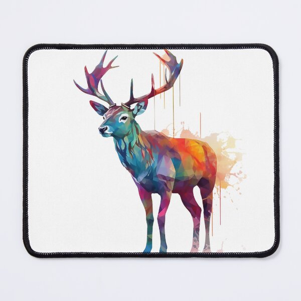 Item preview, Deer | Elk | Watercolor | Wild Animal | Animal | Zoo | Wildlife | Lifestyle | Bold Colors designed and sold by mwinter2205.