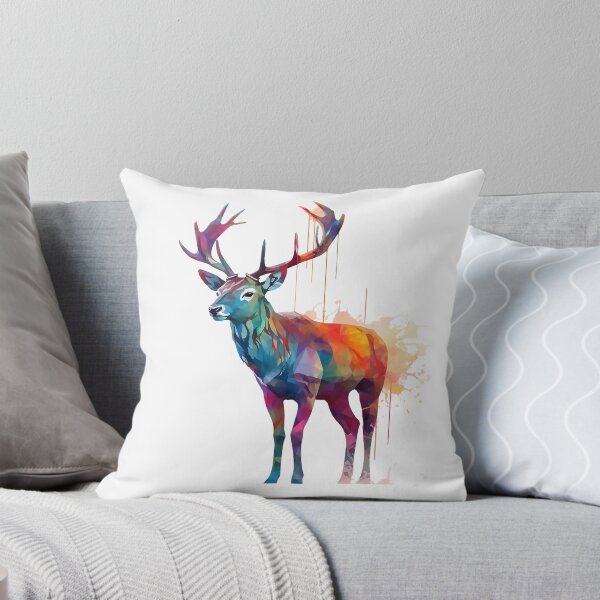 Item preview, Deer | Elk | Watercolor | Wild Animal | Animal | Zoo | Wildlife | Lifestyle | Bold Colors  designed and sold by mwinter2205.