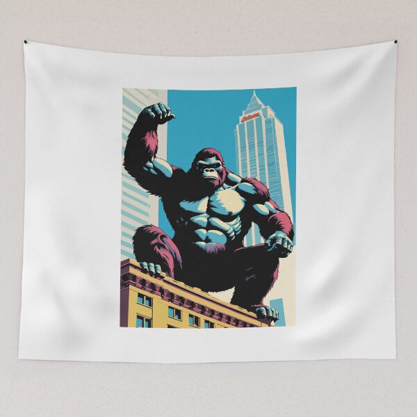 Item preview, King Kong protects his kingdom. designed and sold by Whose-sweat.