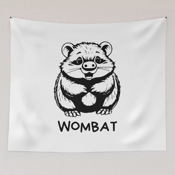 Item preview, Cute Wombat designed and sold by pUNKnown.
