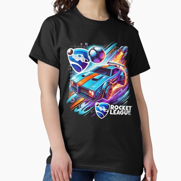 Item preview, Rocket League retro t-shirt designed and sold by Psychacharm.