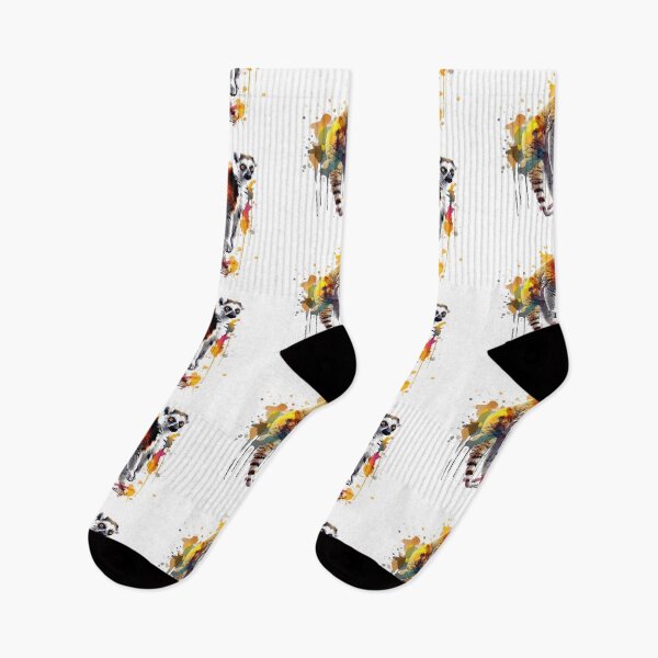 Item preview, Ring Tailed Lemur | Watercolor | Wild Animal | Animal | Zoo | Wildlife | Lifestyle | Bold Colors  designed and sold by mwinter2205.