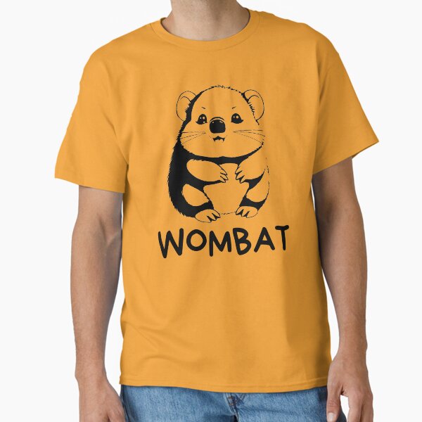 Vista previa del artículo con la obra «Lindo wombat», diseñado y vendido por pUNKnown.