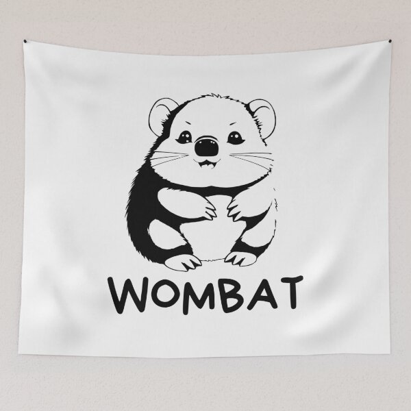 Item preview, Cute Wombat designed and sold by pUNKnown.