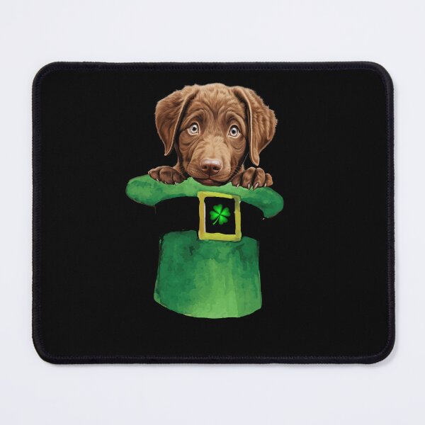 Item preview, St. Patrick's Day Chesapeake Bay Retriever Puppy Dog Design  designed and sold by LovelyHappyGift.