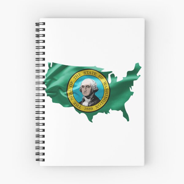 Item preview, "Washington State Flag USA T-Shirt - Patriotic PNW Pride" designed and sold by Danver Thread and Sticker Company.