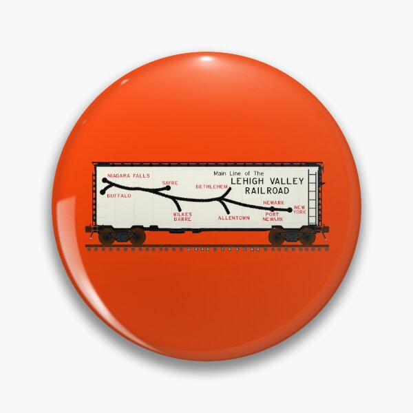 Item preview, Lehigh Valley Railroad Map Boxcar designed and sold by EDO Trains.