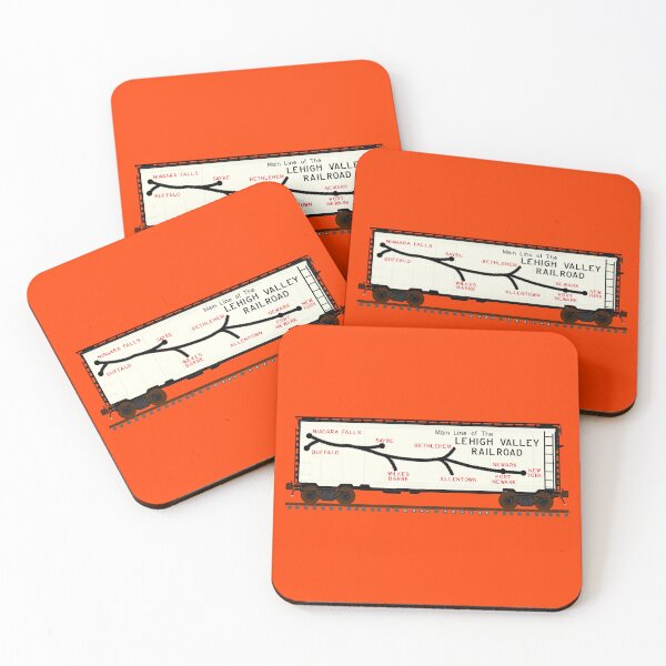 Item preview, Lehigh Valley Railroad Map Boxcar designed and sold by EDO Trains.