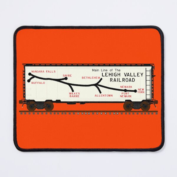 Item preview, Lehigh Valley Railroad Map Boxcar designed and sold by EDO Trains.
