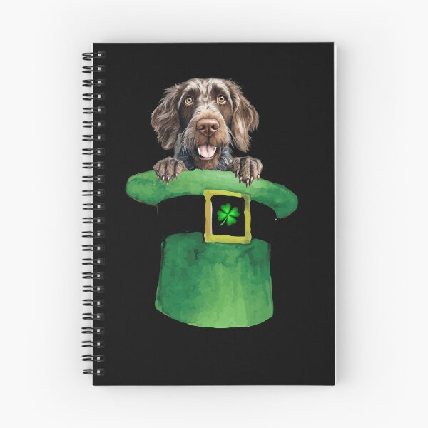 Item preview, St. Patrick's Day German Wirehaired Pointer Puppy Dog Design designed and sold by LovelyHappyGift.