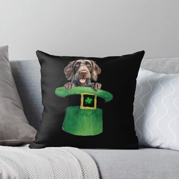Item preview, St. Patrick's Day German Wirehaired Pointer Puppy Dog Design designed and sold by LovelyHappyGift.