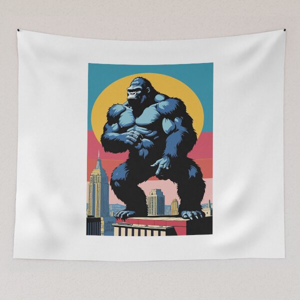Item preview, King Kong protects his kingdom. designed and sold by Whose-sweat.