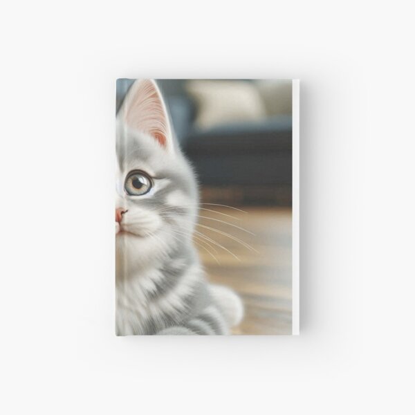 Vista previa del artículo con la obra «Adorable gatito atigrado gris: ¡una ternura irresistible!», diseñado y vendido por Furever-Cat.
