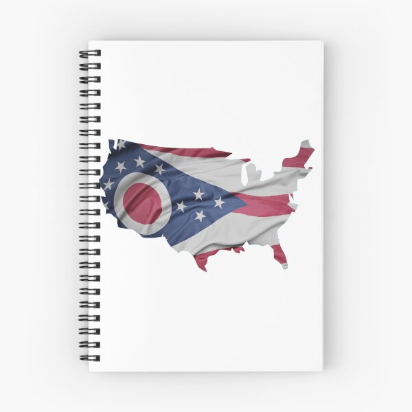 Item preview, "USA Ohio Flag T-Shirt - Patriotic Buckeye Pride Tee"  designed and sold by Danver Thread and Sticker Company.