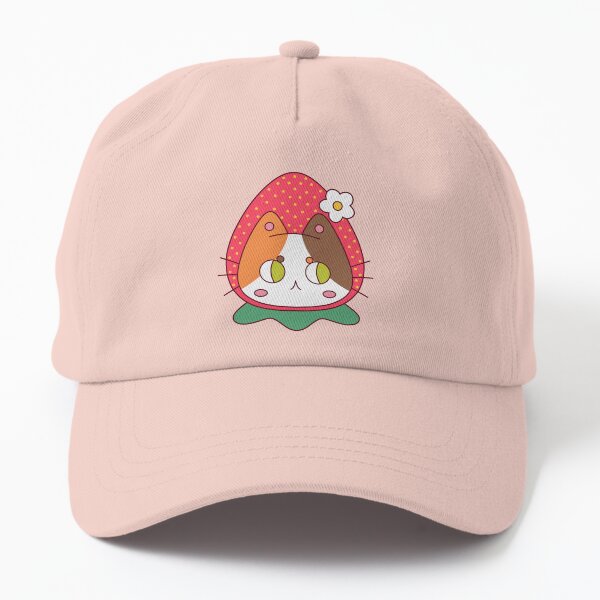 Item preview, Strawberry Cat Head designed and sold by artbycolby.