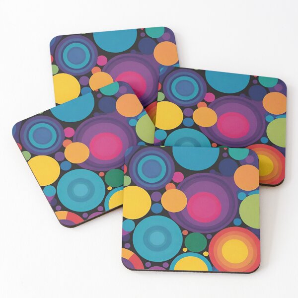 Item preview, multicoloured blobs pattern designed and sold by optimusprime39.