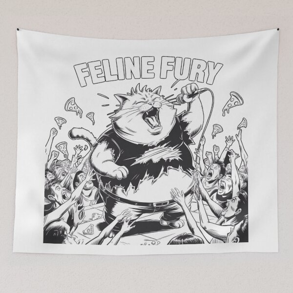 Item preview, Feline Fury designed and sold by ChonkingHazard.