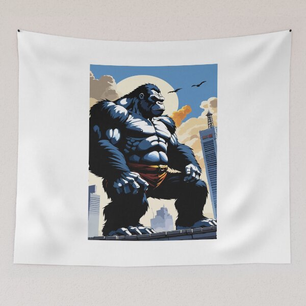 Item preview, King Kong protects his kingdom. designed and sold by Whose-sweat.