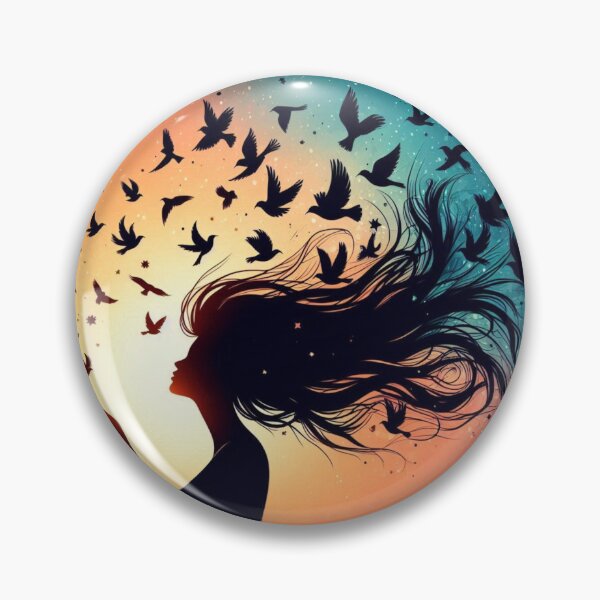 Item preview, Silhouette of Freedom: A Dreamy Artistic Expression designed and sold by Kalpa.