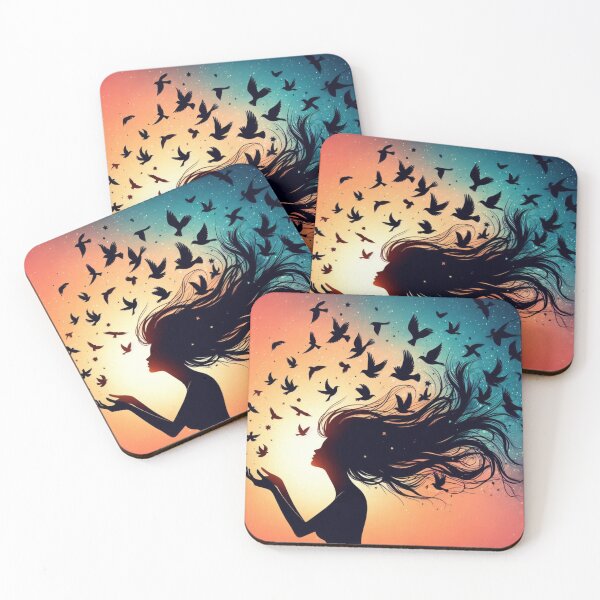 Item preview, Silhouette of Freedom: A Dreamy Artistic Expression designed and sold by Kalpa.