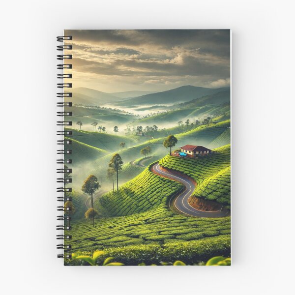 Item preview, Munnar’s Majestic Tea Plantations – A Serene Escape designed and sold by NirambyVishnu.