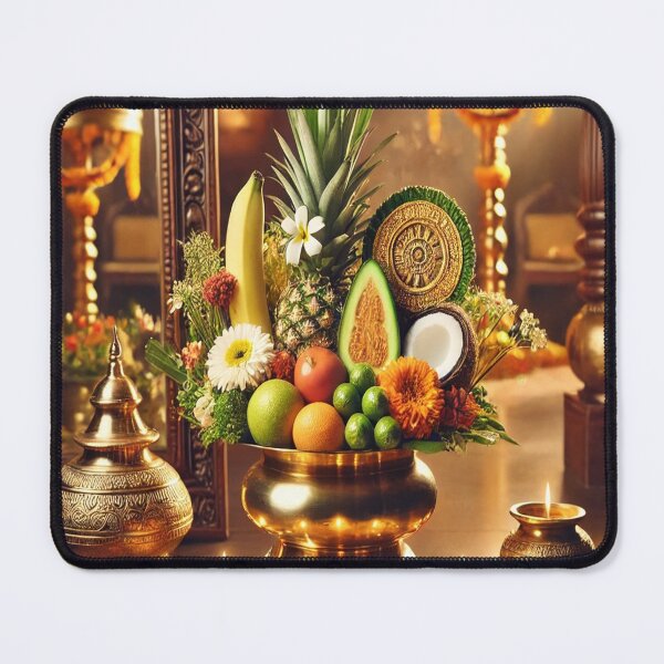Item preview, Kerala Traditional Vishu Kani Arrangement – A Symbol of Prosperity & Blessings designed and sold by NirambyVishnu.