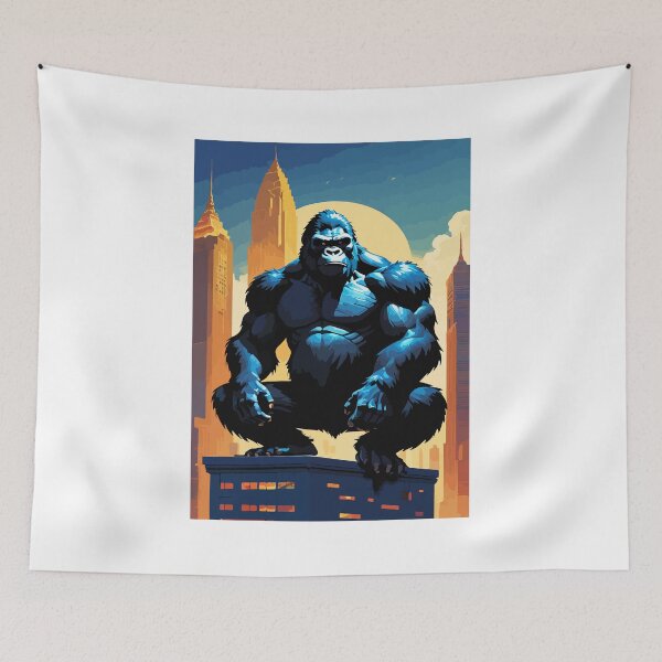 Item preview, King Kong protects his kingdom. designed and sold by Whose-sweat.