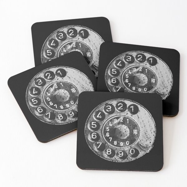 Item preview, Retro phone dial, grunge, vintage rotary telephone designed and sold by suekieper.