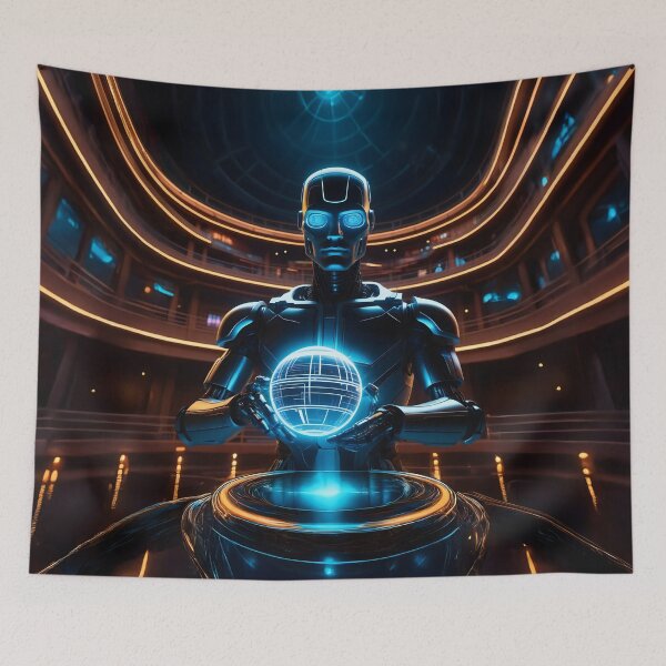 Item preview, Robot Blue designed and sold by PictureNZ.
