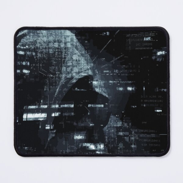 Item preview, Hacker with Code Desk Pad designed and sold by CyberMaverick80.