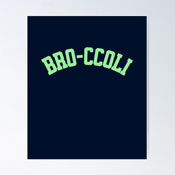 Item preview, Bro-ccoli Sporty Typography designed and sold by Cult of Seitan.