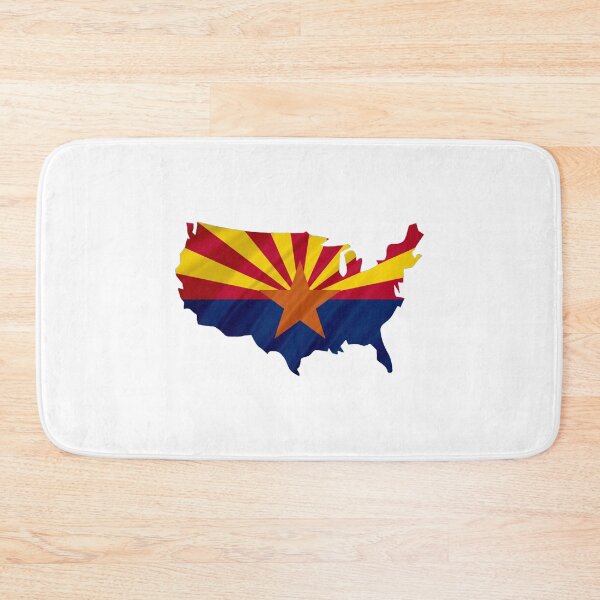 Item preview, "Arizona Flag USA Map T-Shirt - Patriotic AZ Pride Tee" designed and sold by Danver Thread and Sticker Company.