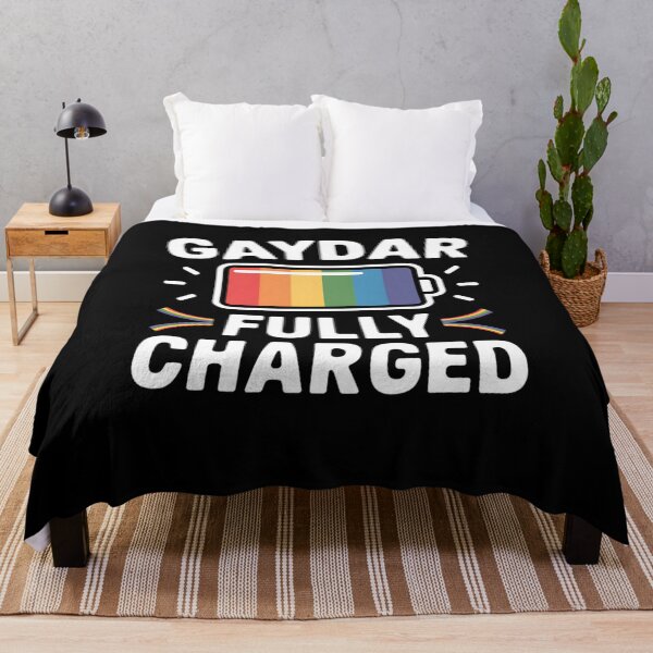 Item preview, Gaydar Fully Charged Funny LGBTQ Pride Month Proud Gay designed and sold by savrmiller.
