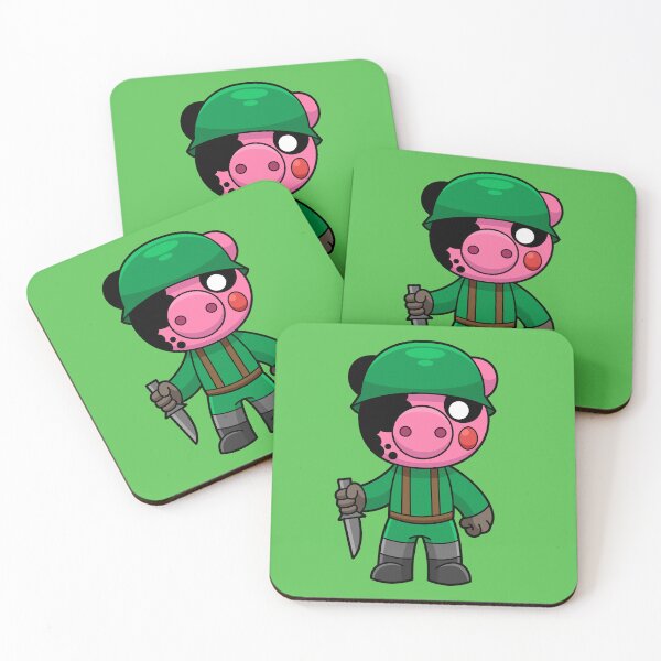Item preview, Roblox Piggy Soldier Character Cute Design designed and sold by Kubala Designs.