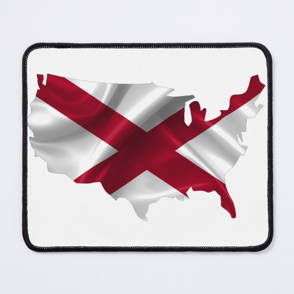 Item preview, "USA Alabama Flag T-Shirt - Patriotic State Pride Tee" designed and sold by Danver Thread and Sticker Company.