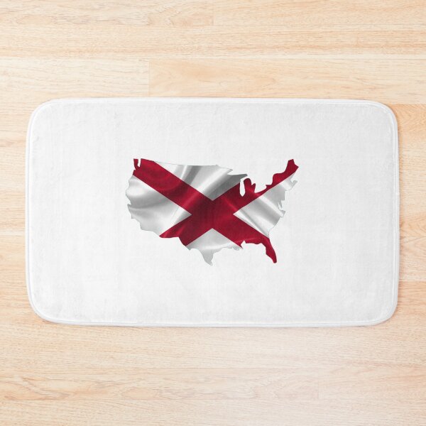 Item preview, "USA Alabama Flag T-Shirt - Patriotic State Pride Tee" designed and sold by Danver Thread and Sticker Company.