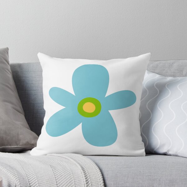 Aperçu de l'œuvre Fleur Bleue Heureuse créée et vendue par BrownsGeneral.