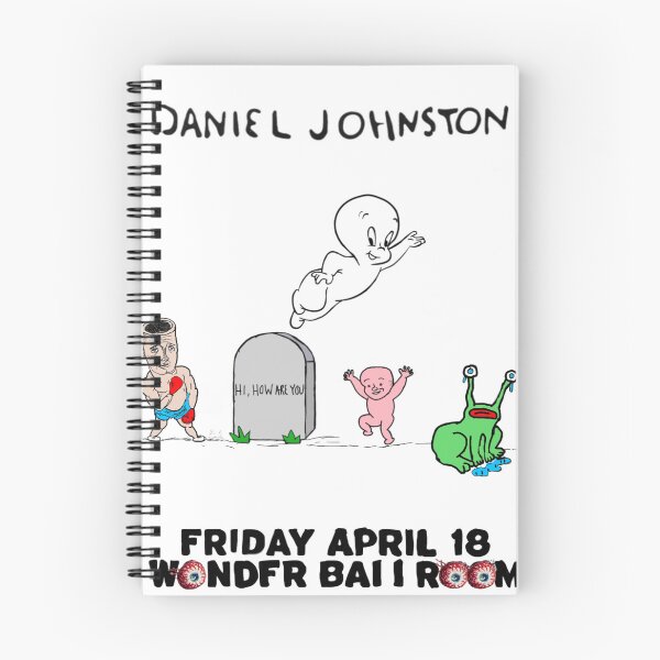 Item preview, Daniel Johnston art live concert poster  hi, how are you  designed and sold by Dizzy  Hole.